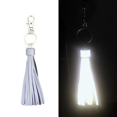 Reflective tassel pendant
